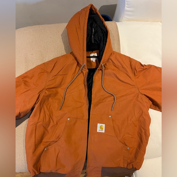 Carhartt Rework Waxed Hooded Jacket - Picture 2 of 4